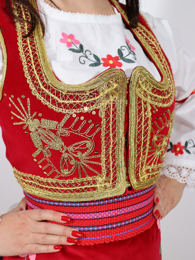 Jelek ženski šumadija crveni (model V)